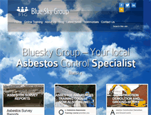 Tablet Screenshot of bluesky-group.org